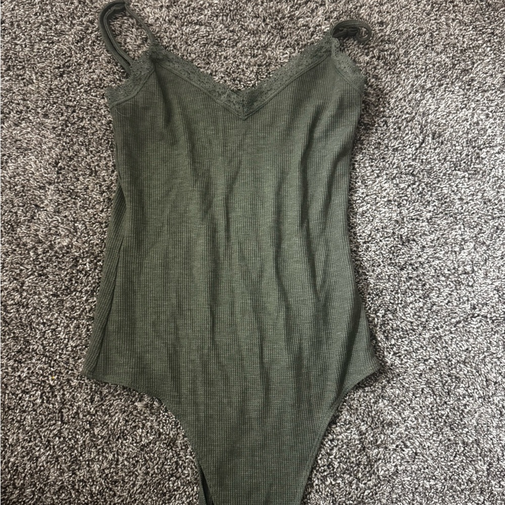 American Eagle Outfitters Green Bodysuit